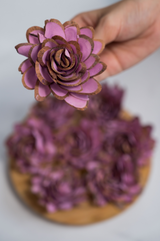 Sola Timber Flower Purple (Pack of 10)