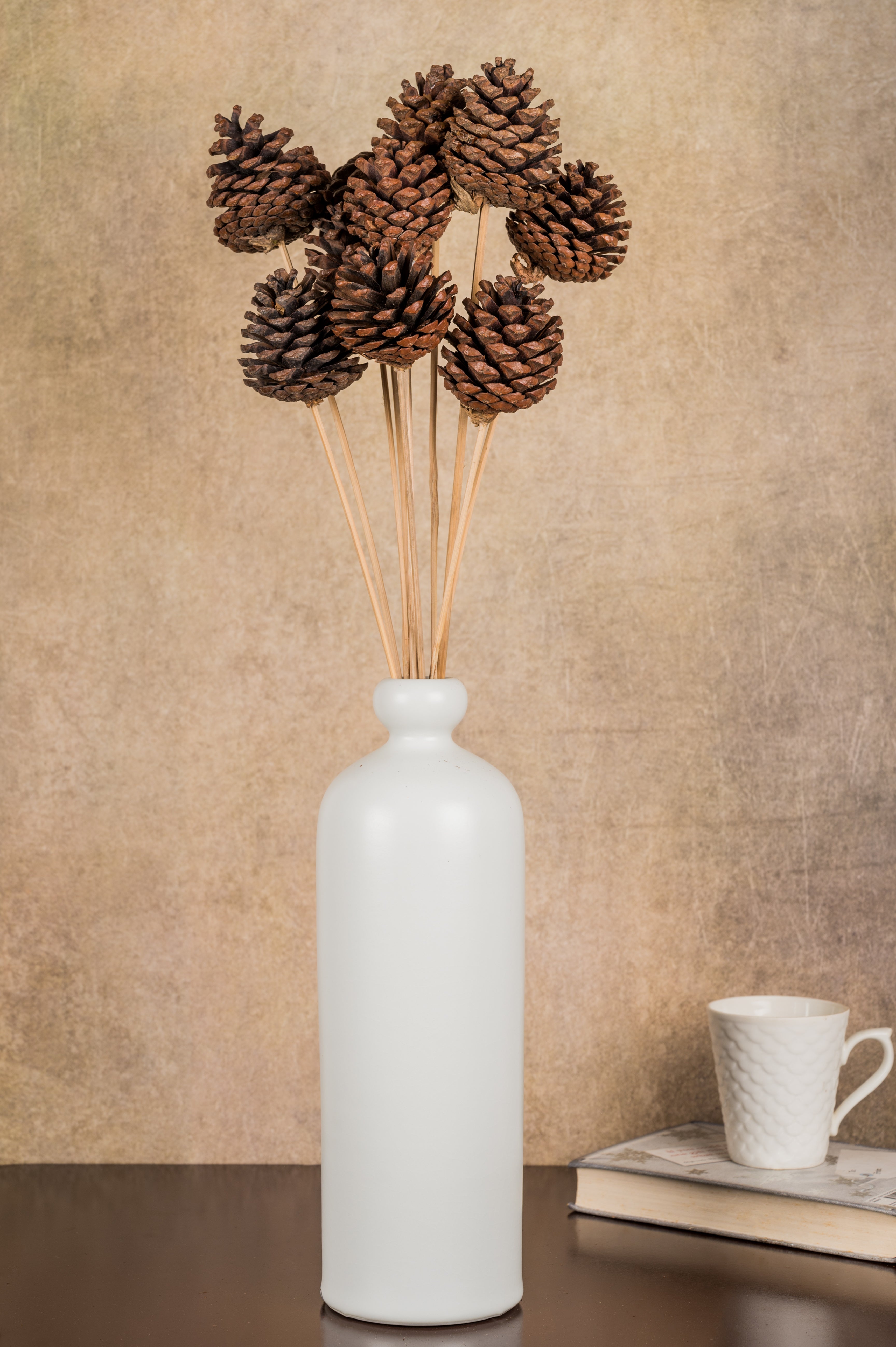 Pine Cone on Stem (Set of 10 stems)