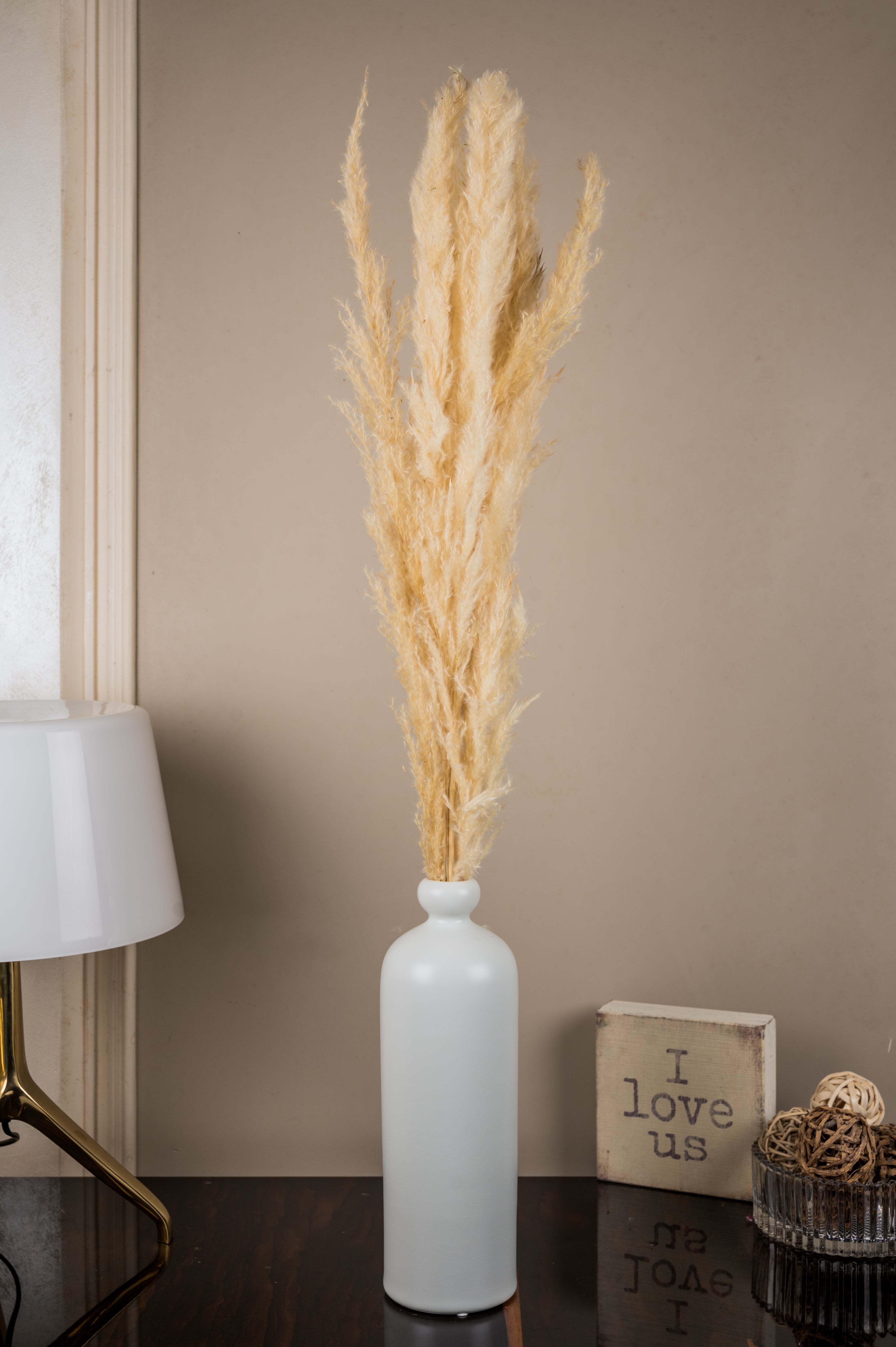 Pampas Cream (Set of 10 stems)